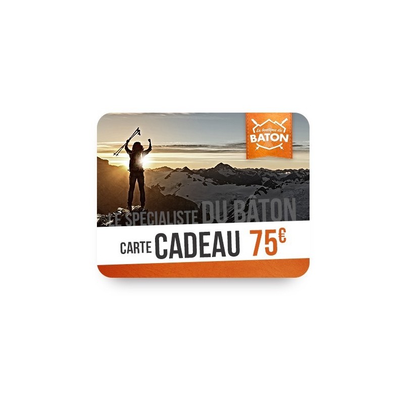 Carte cadeau de 75€