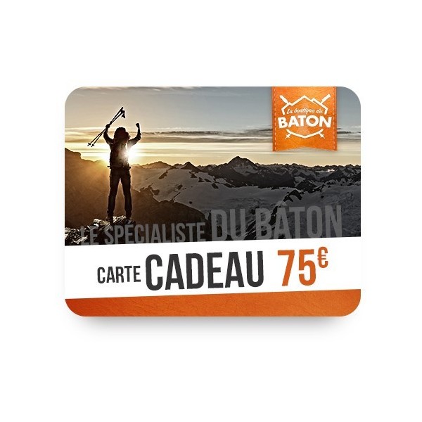 Carte cadeau de 75€