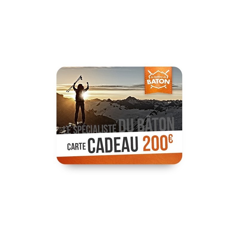 Carte cadeau de 200€