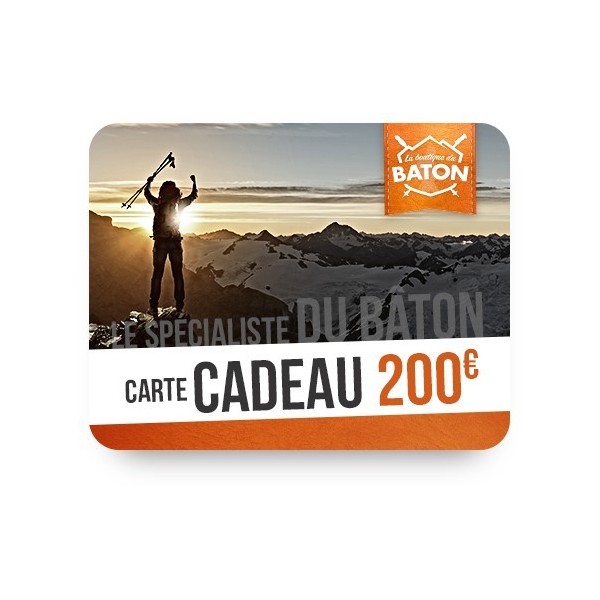 Carte cadeau de 200€
