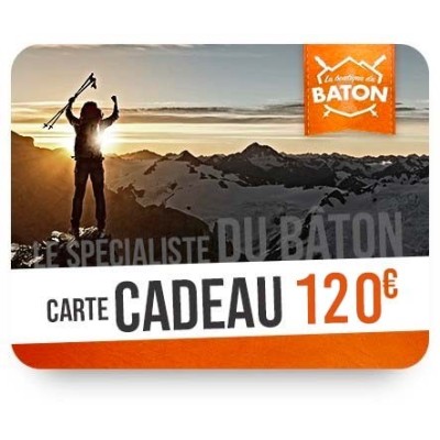 Carte cadeau de 120€ 