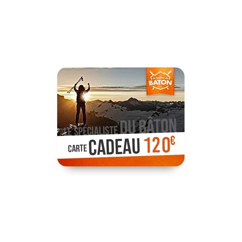 Carte cadeau de 120€ 