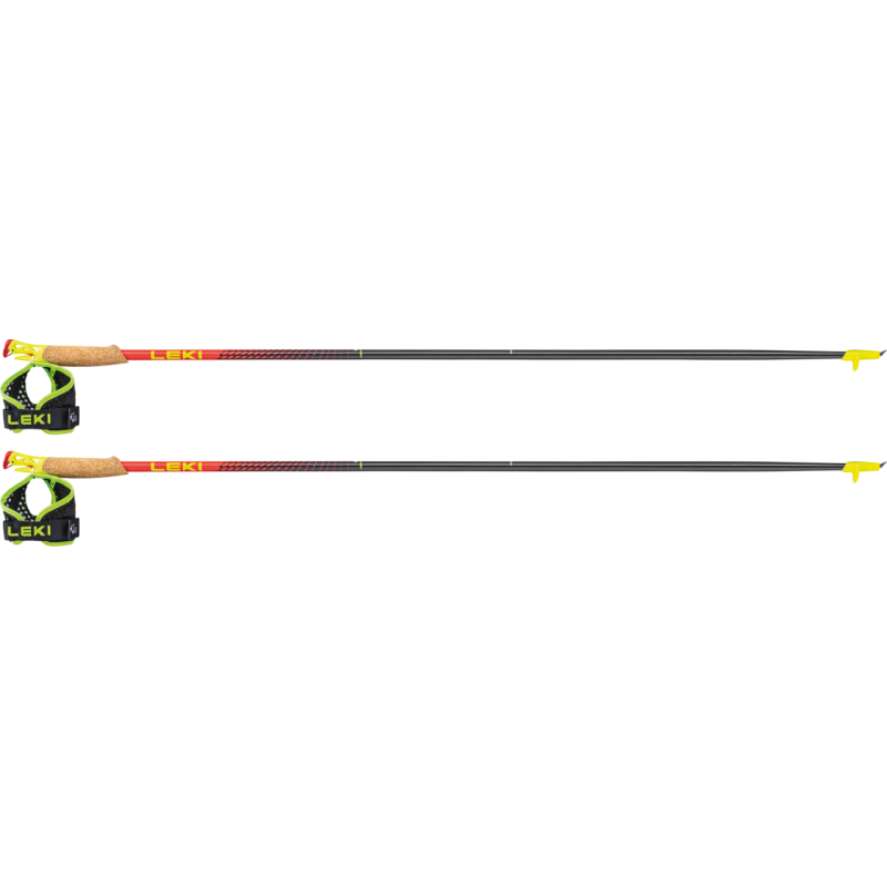 Leki - Vertical K Bright Red - Neon Yellow Leki - Vertical K Bright Red - Neon Yellow