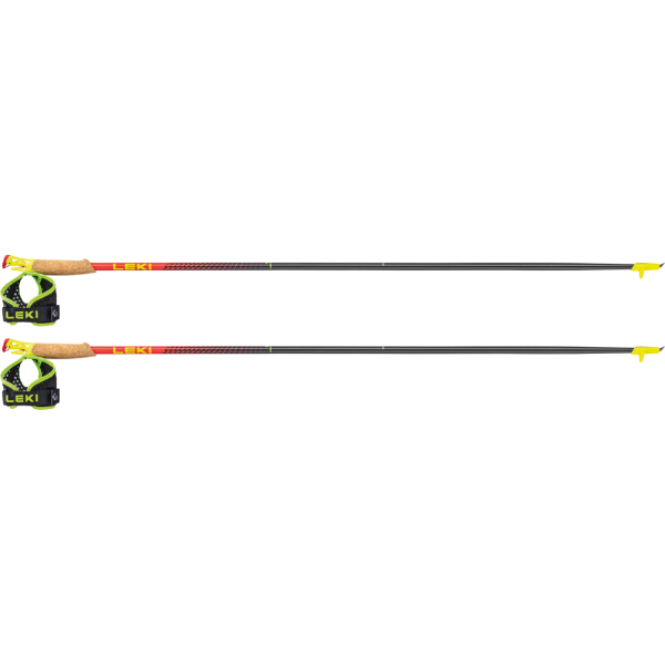Leki - Vertical K Bright Red - Neon Yellow