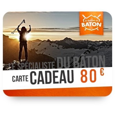 Carte cadeau de 80€ 