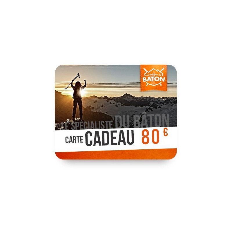 Carte cadeau de 80€ 