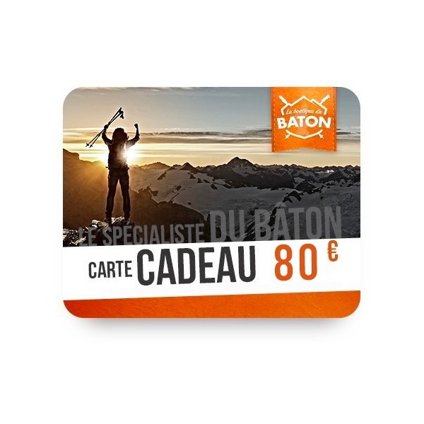 Carte cadeau de 80€ 