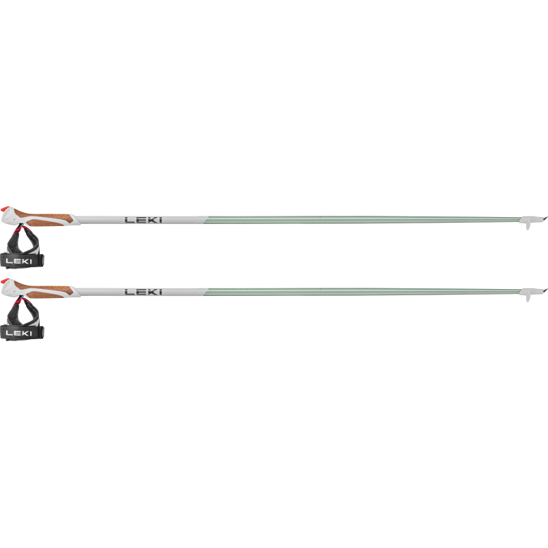 Leki - Passion Smokegreen - White