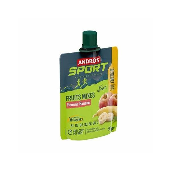 Andros - Gourdes de Fruits Mixés Pomme Banane