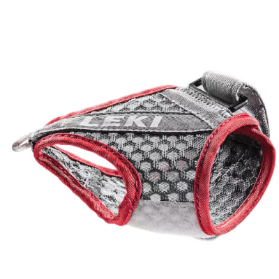  LEKI - Gantelets Trigger Strap Mesh Gris Rouge