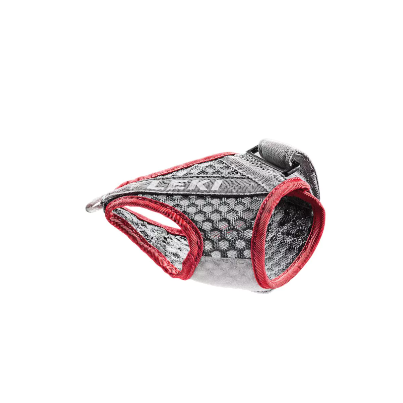  LEKI - Gantelets Trigger Strap Mesh Gris Rouge