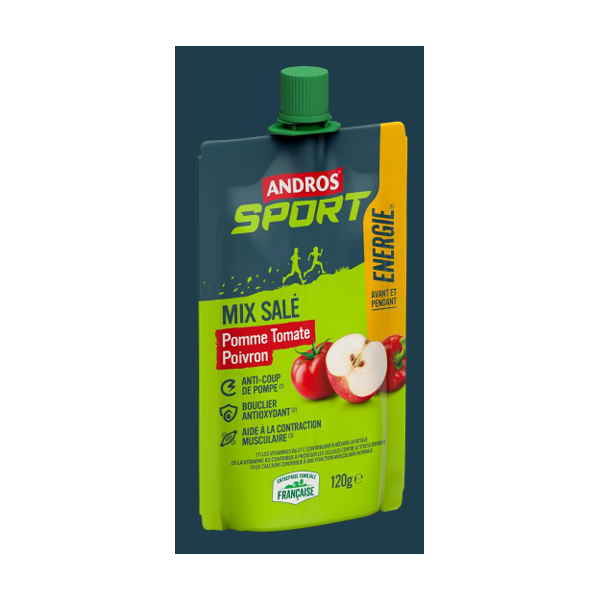 Andros Sport - Gourde Mix salé Pomme tomate poivron