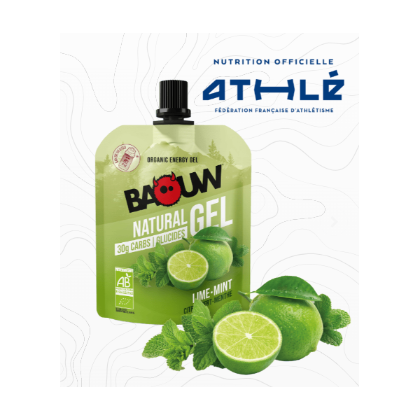 Baouw- Gels Énergétiques Bio Citron Vert Menthe