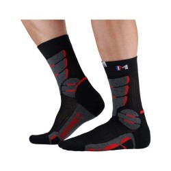 Monnet - Chaussettes Trek Expert Rouge/Noir