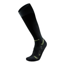 Uyn  - Chaussettes M Run Compression One Black Grey Lime