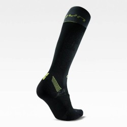 Uyn  - Chaussettes M Run Compression One Black Grey Lime