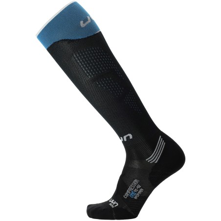 Uyn  - Chaussettes W Run Compression One Black Turquoise