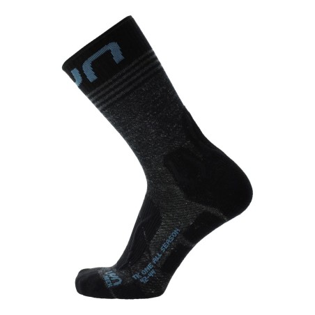 Uyn - Chaussettes Trekking One Mid (toutes saisons) Black/Avio