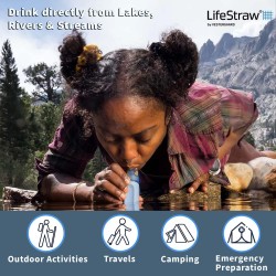 Lifestraw - Personnal Peak Serie-Mountain Blue (Paille de vie)