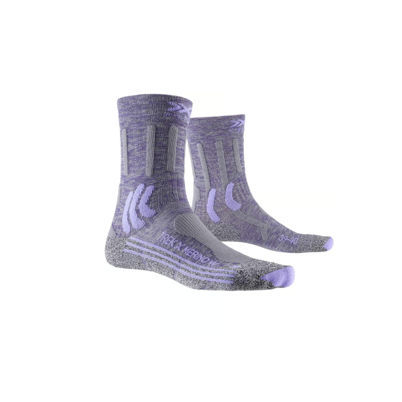 X-Socks - Chaussettes Trek X Linen W Grey/Brigh Lavender