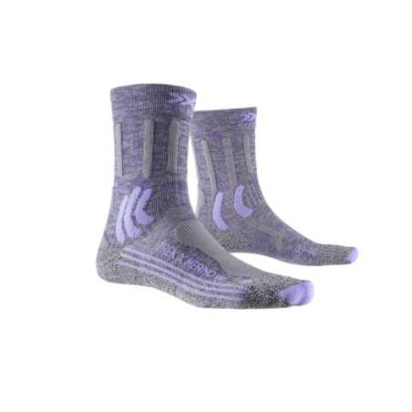 X-Socks - Chaussettes Trek X Linen W Grey/Brigh Lavender