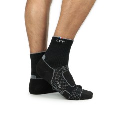 La Chaussette de France - Trekker Mid Noir/Gris
