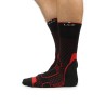 La Chaussette de France - Trekker High Noir/Rouge