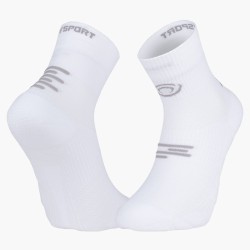 BV Sport - Chaussettes Run Marathon.2 Mid Blanc/Gris