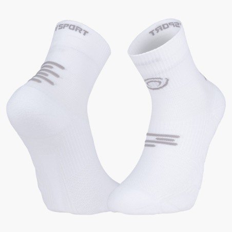 BV Sport - Chaussettes Run Marathon.2 Mid Blanc/Gris