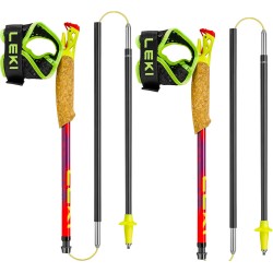 Leki - UltraTrail FX.One Superlite Neonpink 2026 – Bâtons trail ultra légers