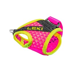 Leki - Shark Frame Strap Mesh Pink/Yellow – Gantelets Shark respirants